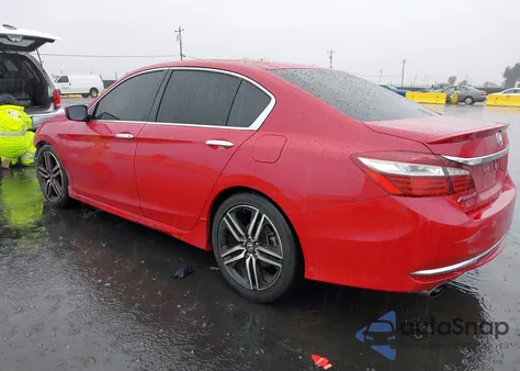 2016 Honda Accord Sport z USA, uszkodzony, nr VIN 1HGCR2F53GA225746